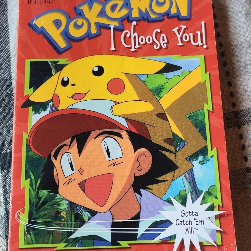 Vintage Pokemon Book I choose you Pikachu